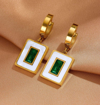 Emerald Earrings