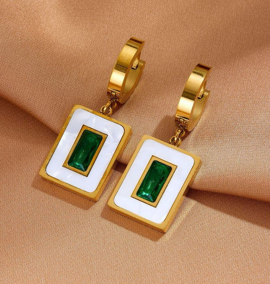 Emerald Earrings