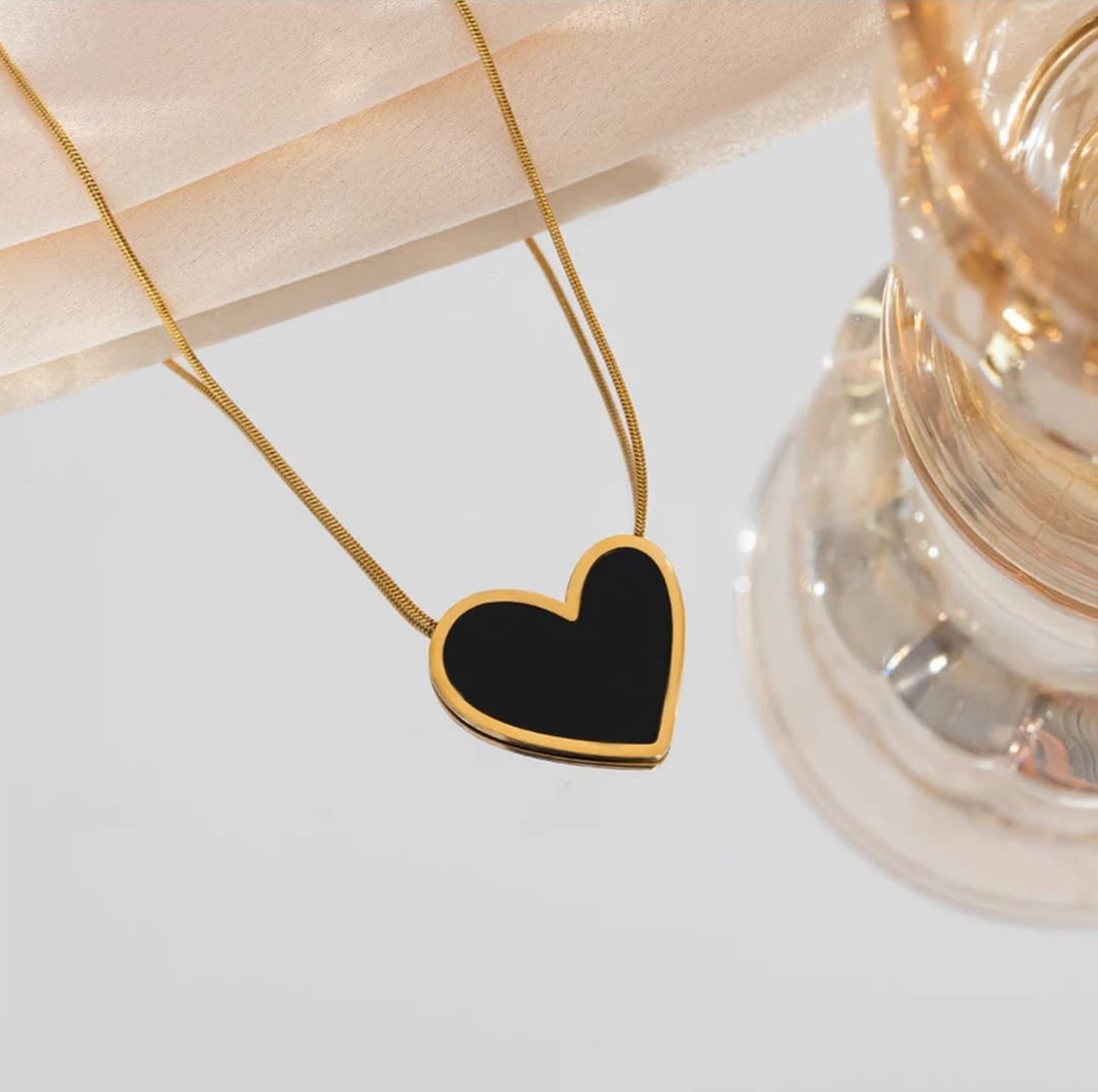 Black Heart - Necklace