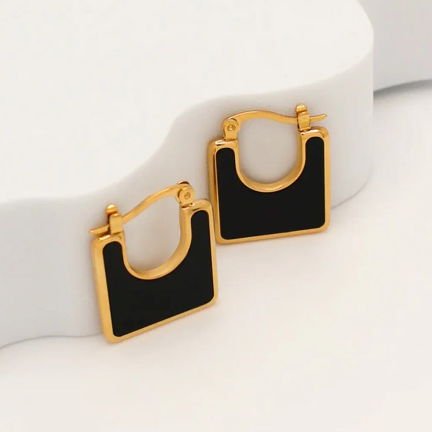 Black Hues –  Earrings